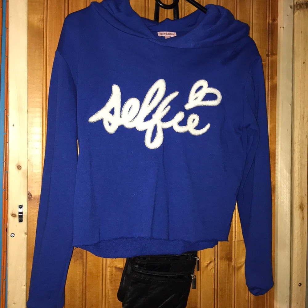 Juicy Couture Crop Top Hoodie